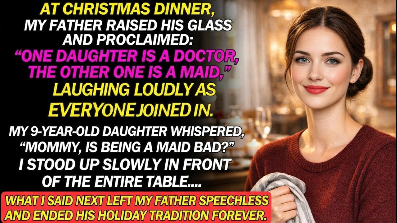My Dad Called Me “The Maid” In Front Of 18 Guests At Christmas—But The Buyer He Invited Already..