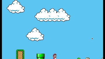 My Mario clone Java -  Playing level made with editor