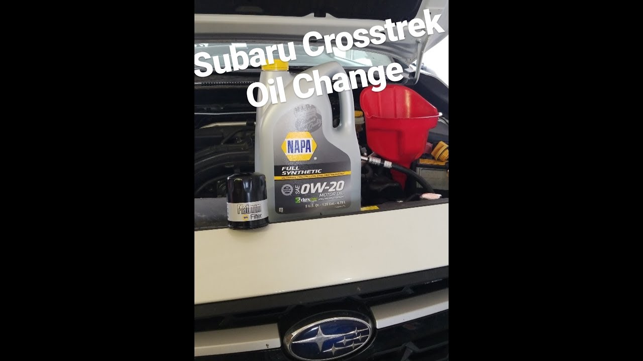 Quick Subaru Crosstrek Oil Change YouTube