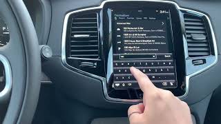 Setting Navigation Directions In Your Volvo