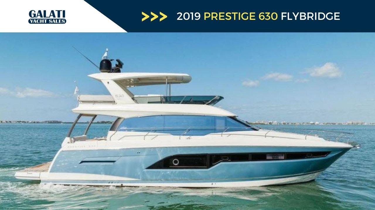 2019 Prestige 630 Flybridge Yacht For Sale "Peace"