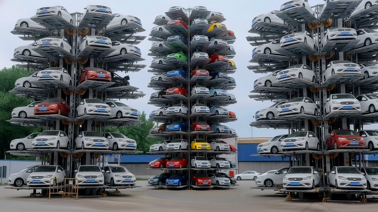 Bãi Đỗ Xe Hơi Hiện Đại nhất thế giới có thể chứa 1000 chiếc xe