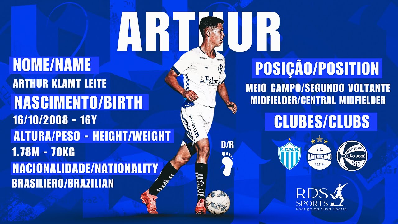 ARTHUR - Meio Campo/Segundo Volante • Midfielder/Central Midfielder - Highlights