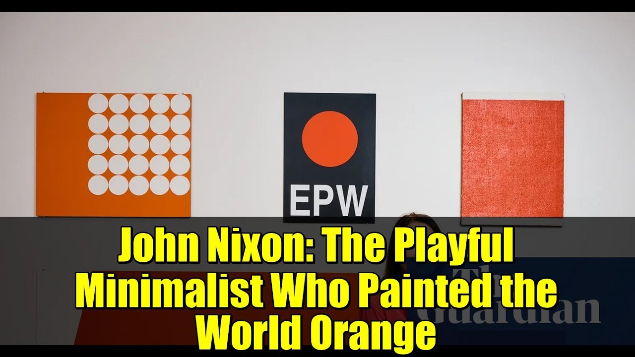 Джон Никсон: игривый минималист, окрасивший мир в оранжевый цвет