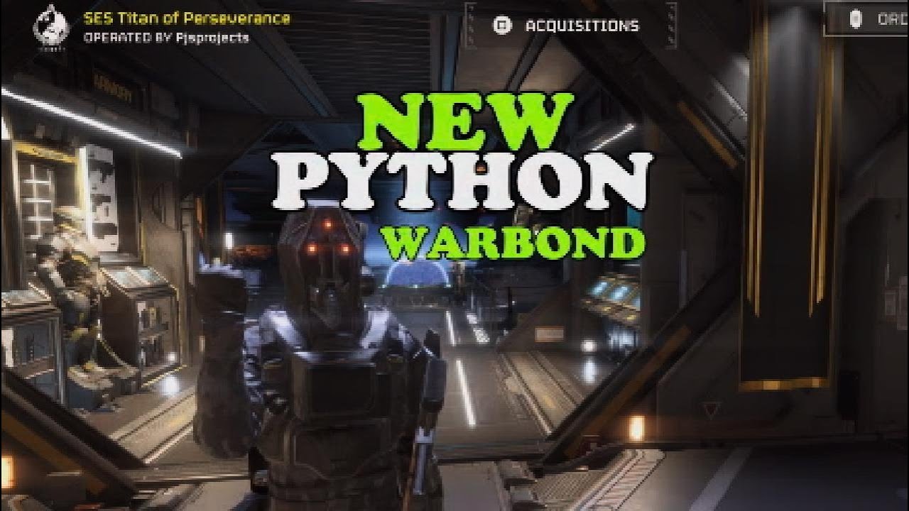 Helldivers 2 Python Warbond Update SHowcase. - YouTube