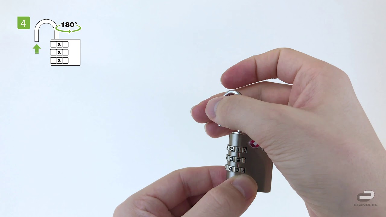 Замок навесной Standers кодовый 27 (11977784)