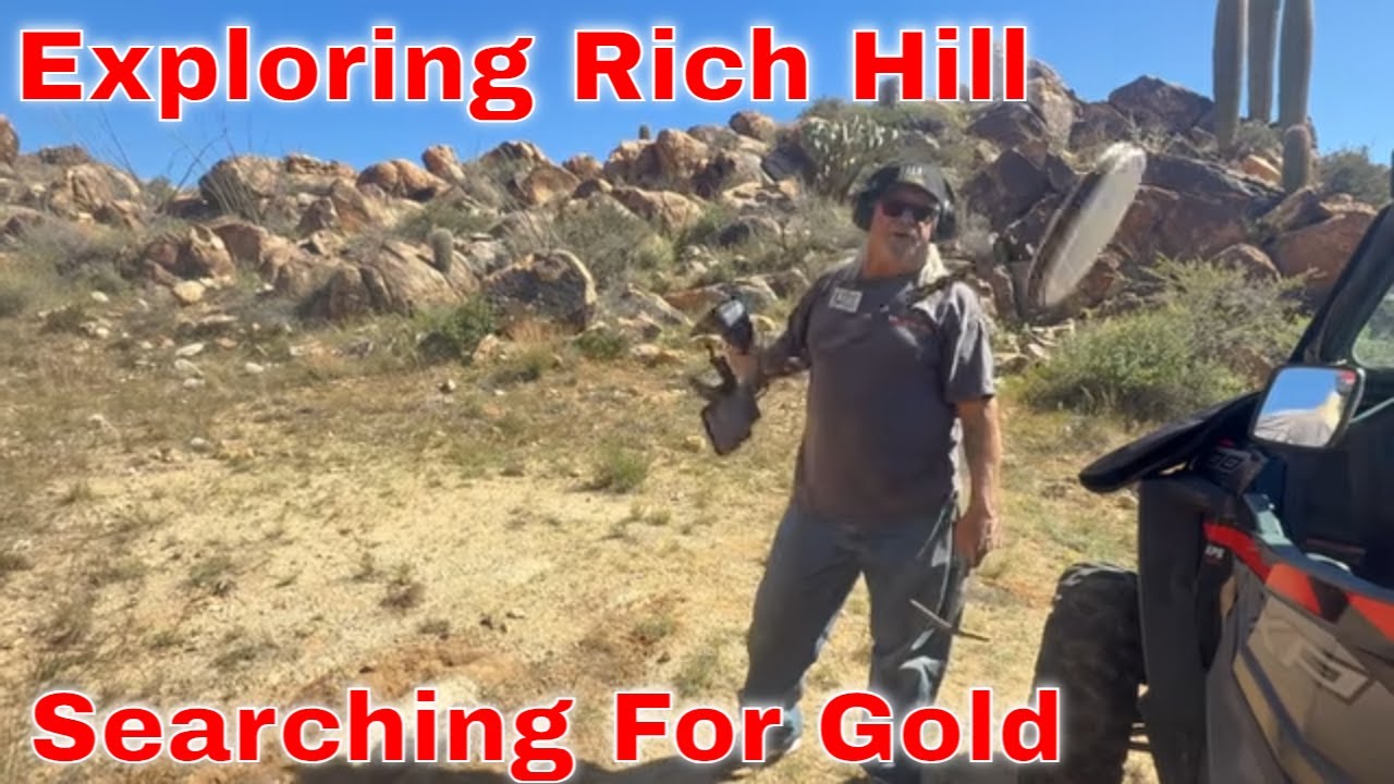 Исследование Рич-Хилла — поиск золота с помощью металлоискателя на участке Роудраннер.