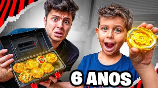 PERDI PRA UMA CRIANÇA DE 6 ANOS NA BEYBLADE!