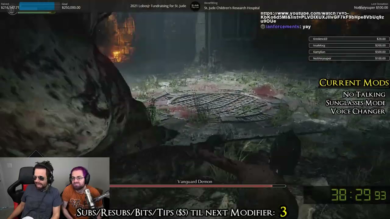 Demon's Souls (PS5) Modifier Run [St. Jude 2021]