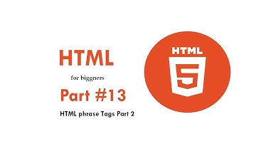 HTML5  phrase Tags part 2 in Urdu Hindi