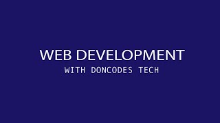 Web Development Series (Lesson 9 - HTML Links)