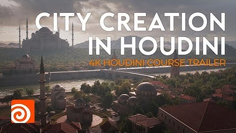 City Creation in Houdini | 4K Houdini Course Trailer