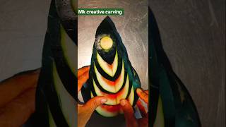 Easy Watermelon Carving Design 🍉 | Creative Fruit Art for Beginners
