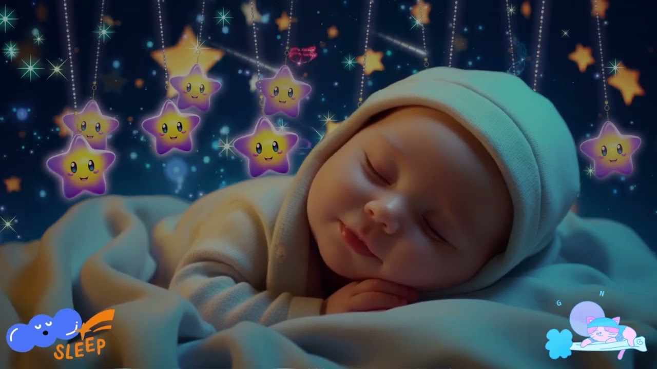 Mozart & Brahms Lullabies 🌙 Instant Baby Sleep 🎶 Overcome Insomnia ✨ Sleep in 3 Minutes