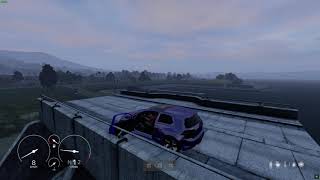 Volkswagen Golf Gti Mk7 Wheel Testing And Stabibility On Custom Mapped Objects And Default Terrain