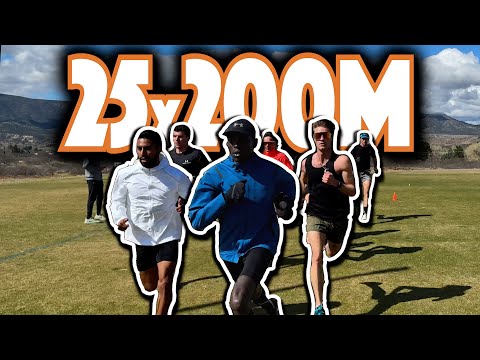 Ripping 200m Repeats In Arizona