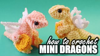 How to crochet a mini fairy dragon!