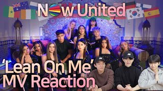 🌎 korean reaction to now united – lean on me  now united mv reaction