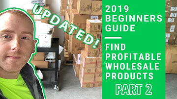 2019 (Old) Scan Unlimited Walkthrough - Part 2 - Find Wholesale Product to Source