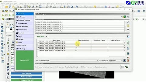 Layer Stacking and False Color Composite Band Combination in QGIS || @GeoTech Studio