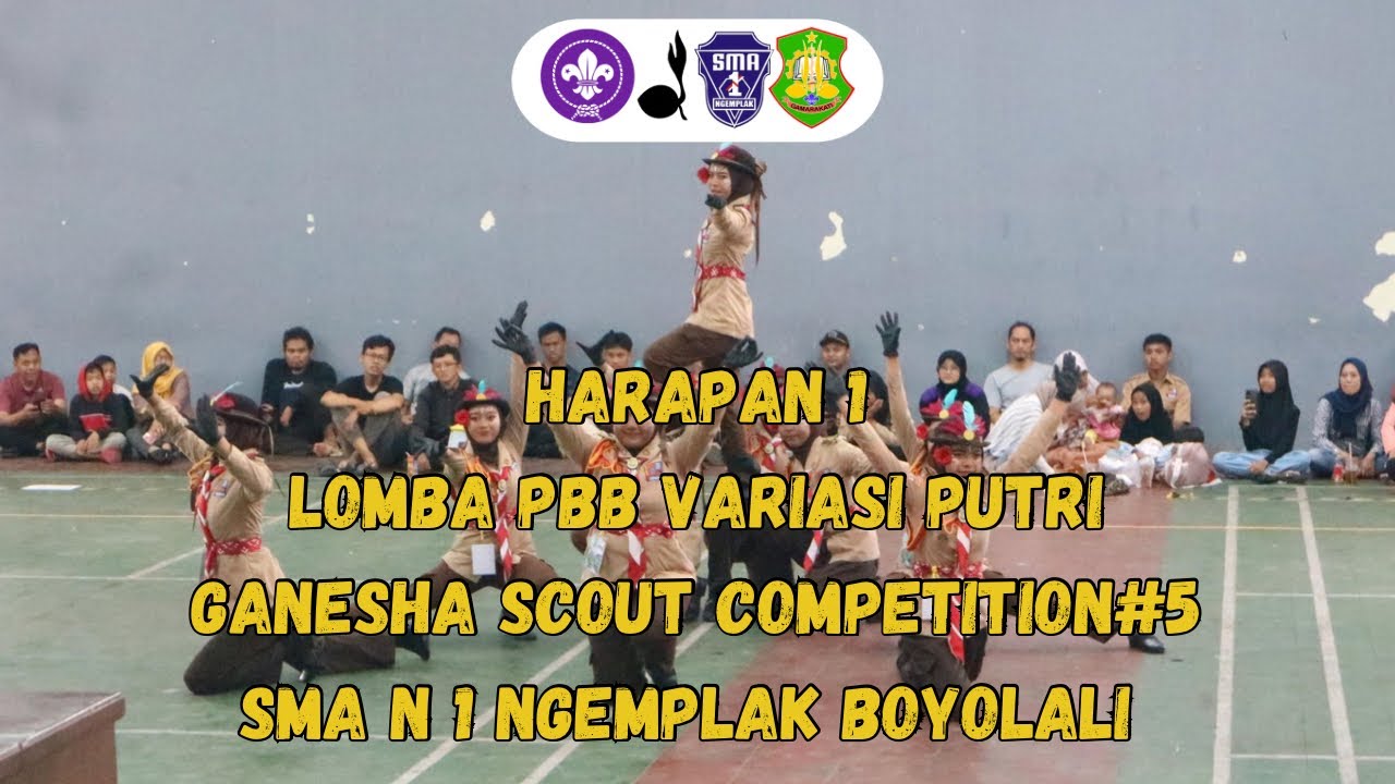 Harapan 1 PBB Variasi Putri GSC #5 (Ganesha Scout Competition) Se-Jateng
