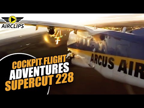 Arcus Air Dornier 228 Cockpit Action SUPERCUT: World leader in urgent airborne deliveries [AIRCLIPS]