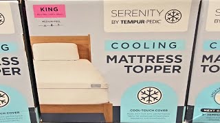 SERENITY BY TEMPUR-PEDIC COOLING MATTRESS TOPPER at Costco!!!