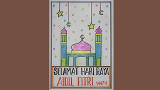 HOW TO MAKE CREATIVE RAYA CARDS - KAD RAYE