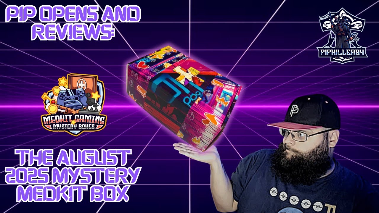 PIP OPENS AND REVIEWS: THE AUGUST 2025 MYSTERY MEDKIT BOX - YouTube