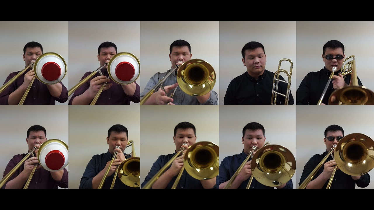 Trombone Rag 12th Street Rag for 10 Trombones - YouTube