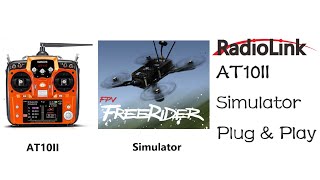 : RadioLink AT10II RC Simulator Plug & Play Drone/Fixed Wing/Helicopter