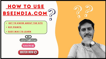 How to make profit using www.bseindia.com | Digvijay Lomte