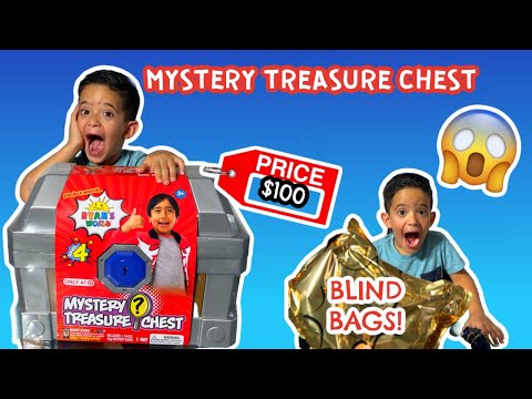 I FOUND A GIANT TREASURE CHEST IN MY BACKYARD!!!! *Ryans Mystery Treasure Chest*