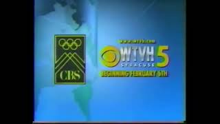 WTVH (CBS, Now Roar) Olympics Station ID 1998 #2 'Share A Moment with The World' 