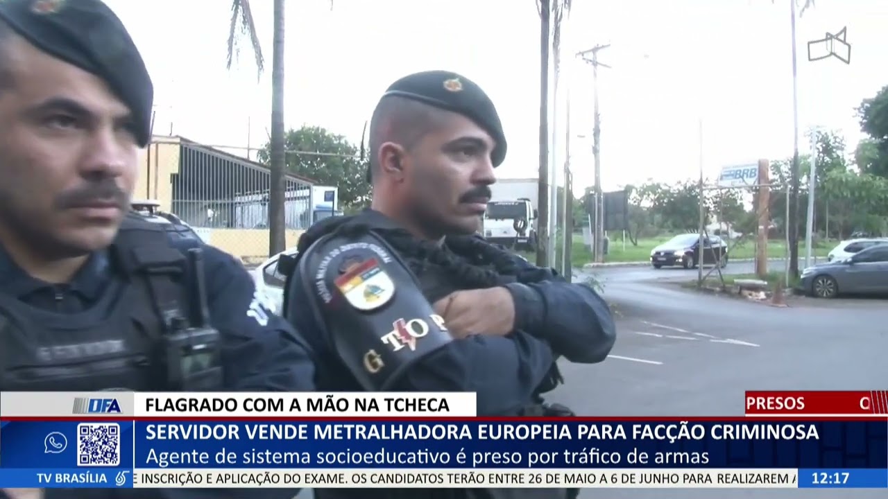 DF ALERTA - Servidor vende metralhadora europeia para facção criminosa