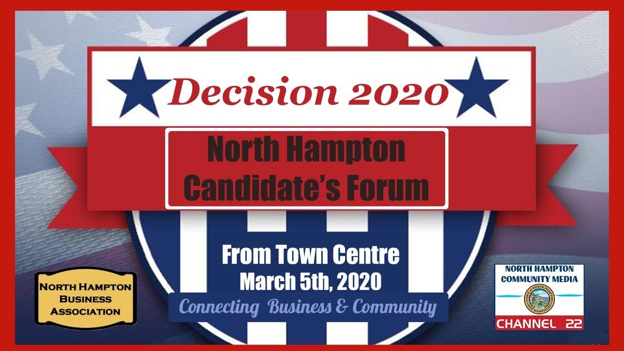 North Hampton NH Candidate's Forum 2020 (From Town Centre 3/4/2020