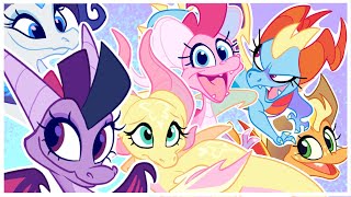 I turned the mane six into dragons