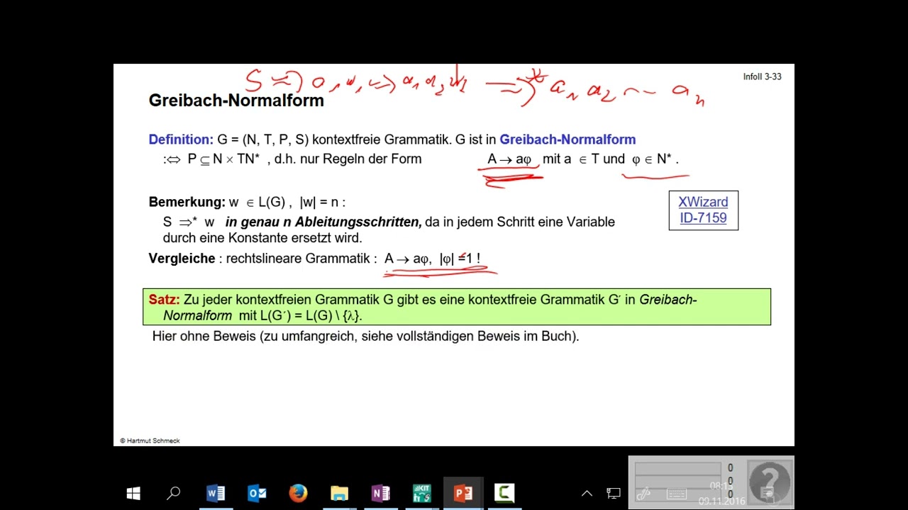 Grundlagen der Informatik II - Sitzung 8 (Prof. Schmeck - AIFB - WS 2016/17)