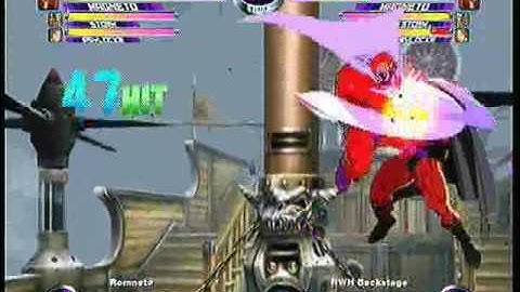 MvC2 Online (360): Brett (MSP) vs NWH Backstage (MSP) 1 .:1.21.10:.