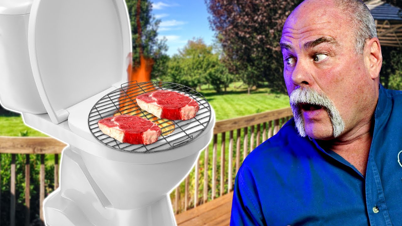 I grill using a toilet YouTube