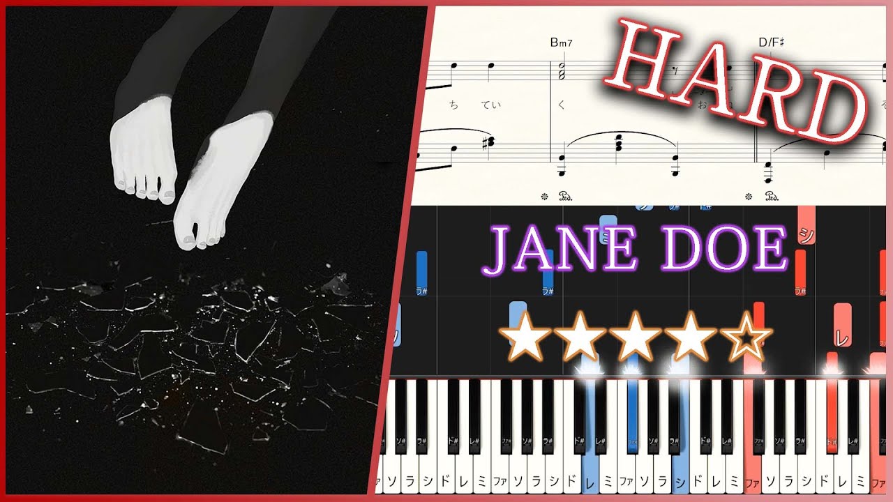Chainsaw Man - The Movie: Reze Arc ED/JANE DOE - Hard Piano Tutorial + Sheets【Piano Arrangement】