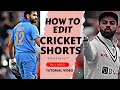 How to edit cricket shorts in capcut  the easiest way