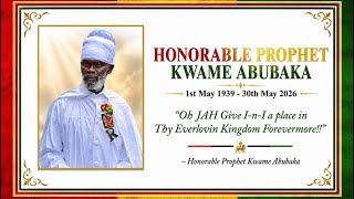 Live Streaming: PEACE,LOVE,UNITY & REMEMBRANCE in celebration of the life of Prophet KWAME ABUBAKA