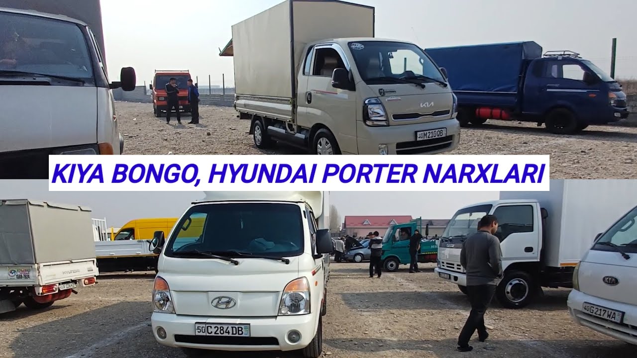 QO‘QON MASHINA BOZORI KIA BONGO, HYUNDAI PORTER NARXLARI 19.02.2026💯🔥🫵🫡👍