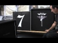Rivera K412 cabinet with your band logo screen printed on it