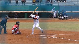 20180207 熱身賽 亞洲島民@LM 余德龍打擊側面