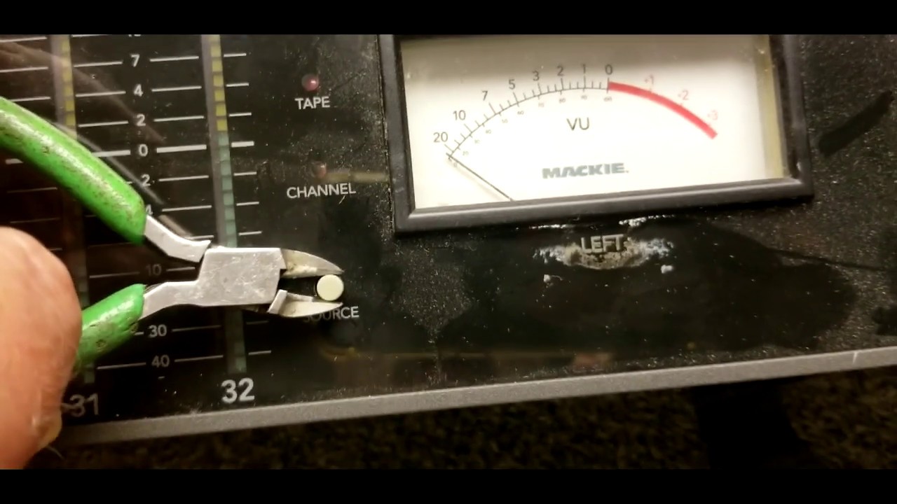 Mackie meter bridge take apart disassemble