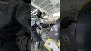 Back Masking Panels Keep All Overspray Off Vehicle #Car #Automobile #Paintlife #Satisfying #Paint