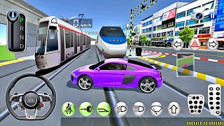 3D Driving Class #91 -Purple Car Driving Simulator - Best Android Gameplay screenshot 2