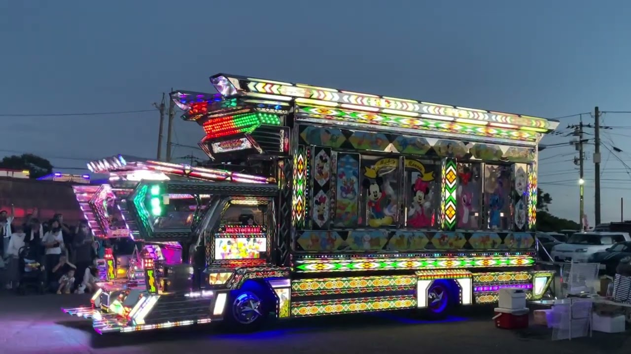 全国北誠会チャリティ撮影会2025 常勝丸ナイトシーン デコトラ